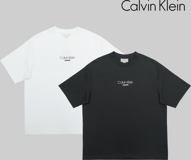 캘빈클라인 S/S 릴렉스핏 CKJ 그래픽 반팔 티셔츠