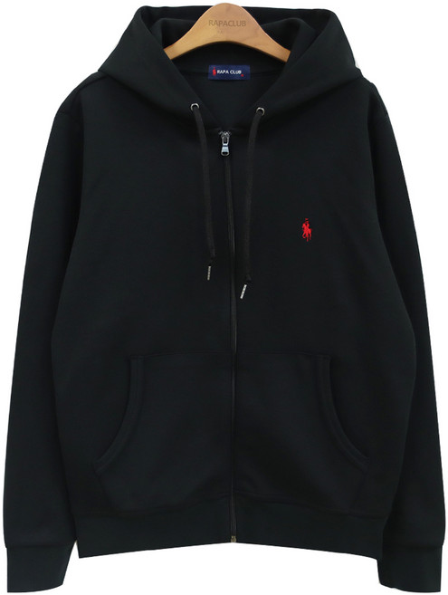 라파클럽 남녀공용 특양면 후드 집업 긴팔 티셔츠