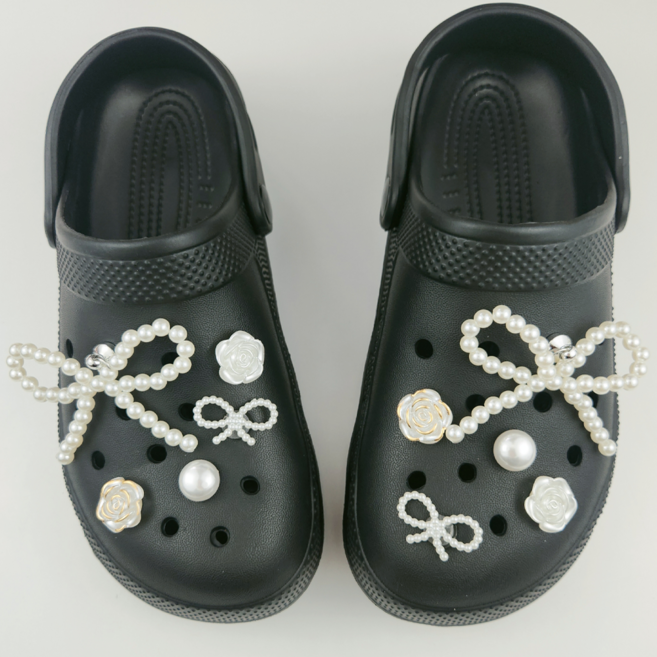 루나로즈 리본 펄 신발파츠