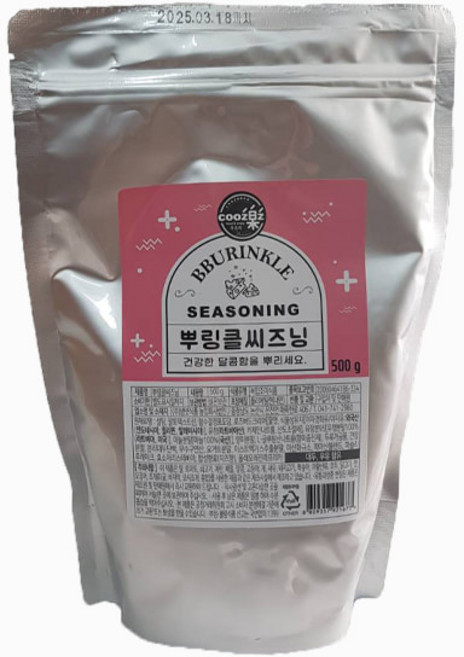 쿠즈락 뿌링클시즈닝S 달콤한치즈맛, 500g, 1개