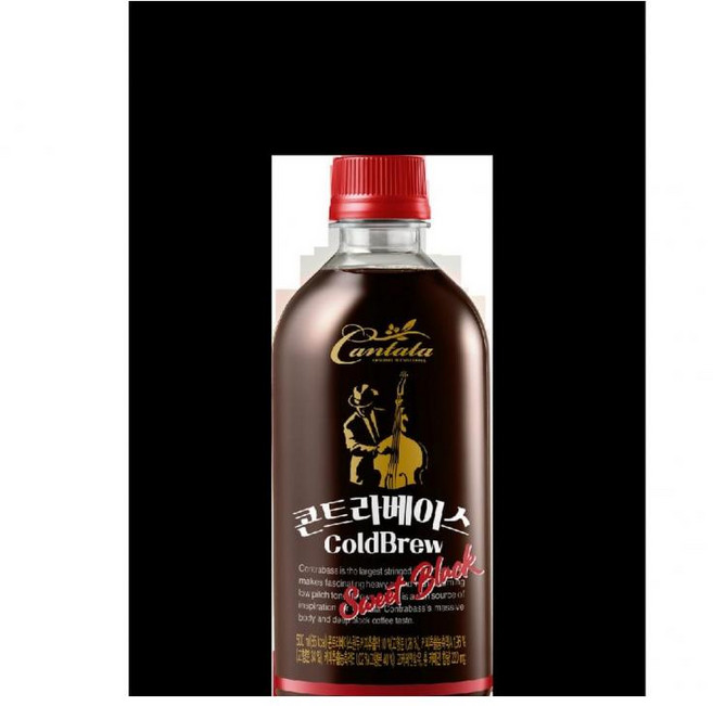 콘트라베이스콜드브루스위트블랙, 500ml, 24개