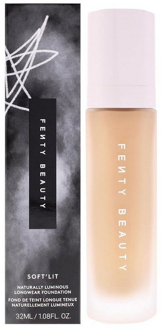 Soft Lit Naturally Luminous 롱웨어 파운데이션 - 140 라이트 웜 옐로우 Fenty Beauty 여성용 - 30.6g(1.1온스) 파운데이션, 295 - 웜 뉴트럴, 30.6g, 1
