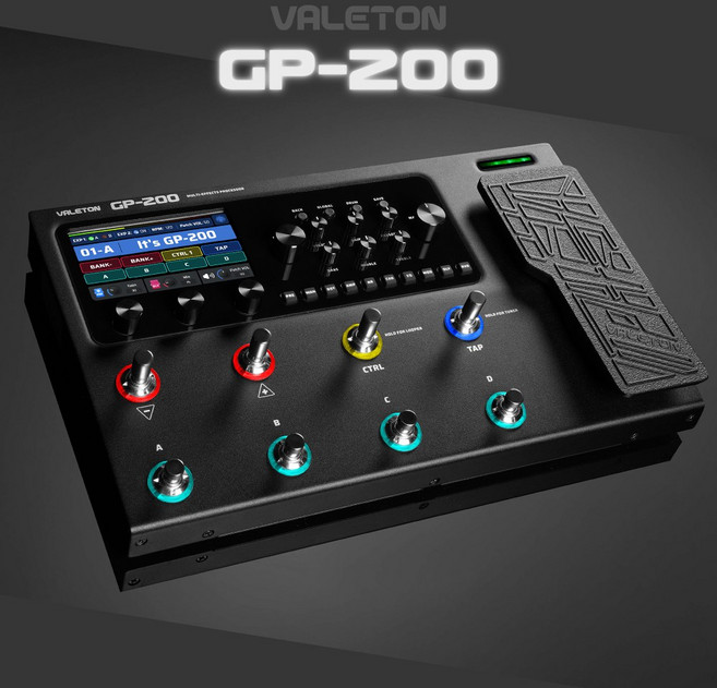 VALETON 베일톤 GP-200 기타 베이스 입문용 이펙터 멀티이펙터 멀티이펙트 프로세서, *, 1개, Valeton GP-200VT, *