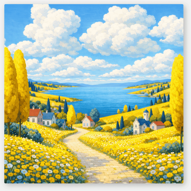 노아갤러리 인테리어 소품 풍경 캔버스 예쁜 그림 액자, 풍경_10