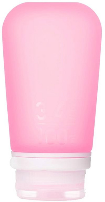 HUMANGEAR GOTOOB 리필 뚜껑 소재 실리콘 식품 잠금 여행용 안전 가능한 XL, Small (1.7oz), 핑크