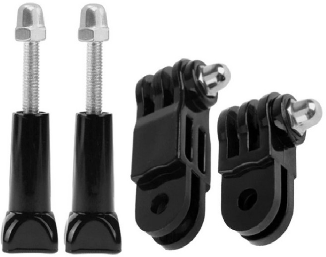 체리스팟 액션캠 고프로 호환 연장암 관절 어댑터 2개 + 고정나사 2개, 1세트, 나사