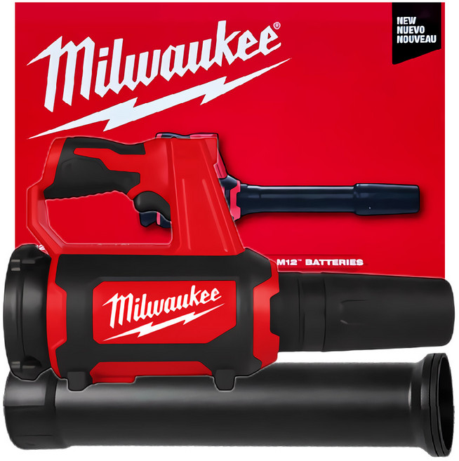 밀워키공식대리점 M12 BBL 12V 무선 송풍기 미니 블로워 충전 낙엽청소기 세차 캠핑 눈치우는기계 제설기 베어툴, 1개