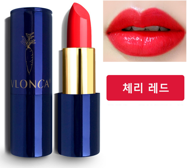 VLONCA 벨벳 가벼운 매트 립스틱 방수방한 롱래스팅 묻어나지않고 번짐적음 황피 추천 민낯 데일리 사용 가능, 1개, 018# 체리 레드