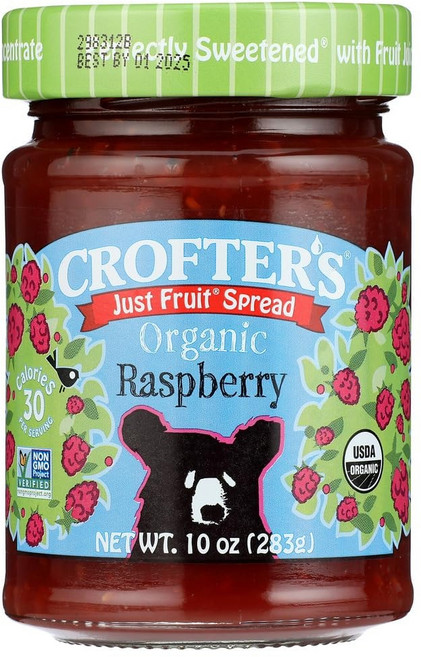 유기농 라즈베리 과일 스프레드 10 온스 - 6개/케이스. Y Organic Raspberry Fruit Spread 10 Ounce - 6 per case. Y, 283.5g, 6개