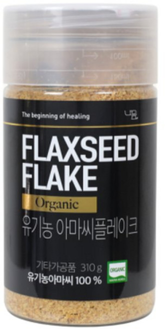 방태환 볶은 아마씨 플레이크 310g 오메가3, 1개