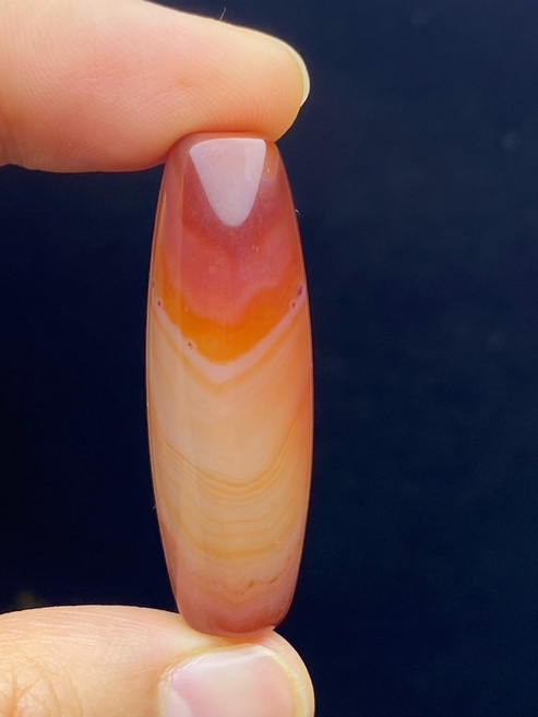 天眼 天珠 DIY 配珠 掛件 暈染色 41*13mm, 如圖所示, 1個