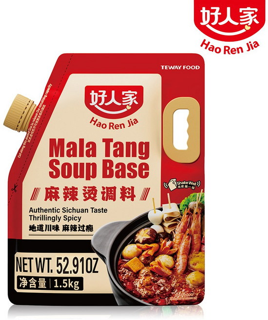 호인가 마라탕 소스 업소용 대용량, 1개, 1.5kg