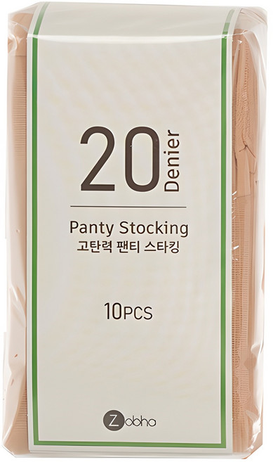 조브하 여성용 국내산 고탄력 20D팬티스타킹 10P 벌크형