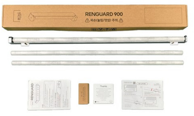 렌가드 렌지후드 시스템 필터 600 + 리필필터 2p, 890x32x32mm, 3개