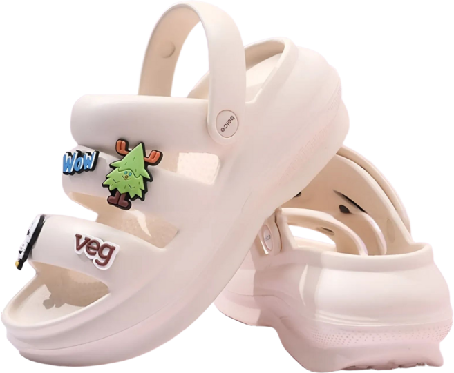 [편한데 예뻐] 6cm 쿠션 키높이 샌들 발편한 무중력 슬리퍼 하루연구소