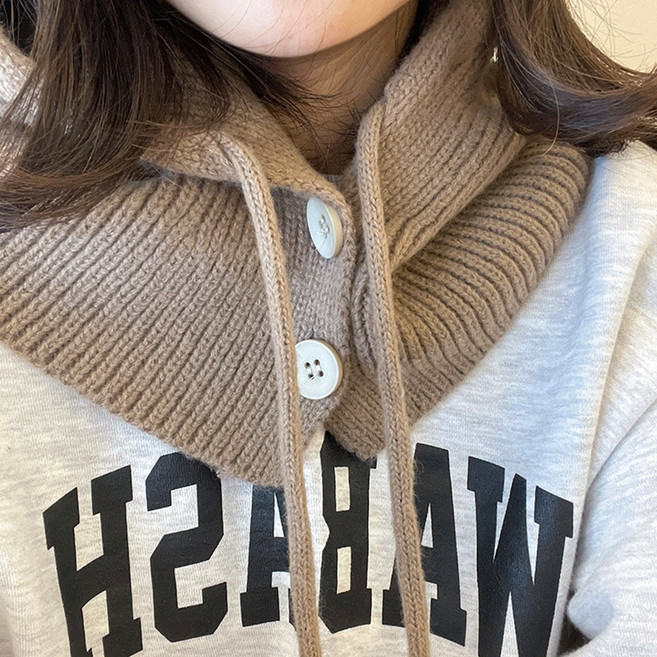 UDV 바라클라바 겨울 여성 후드 넥워머 니트바라클라바