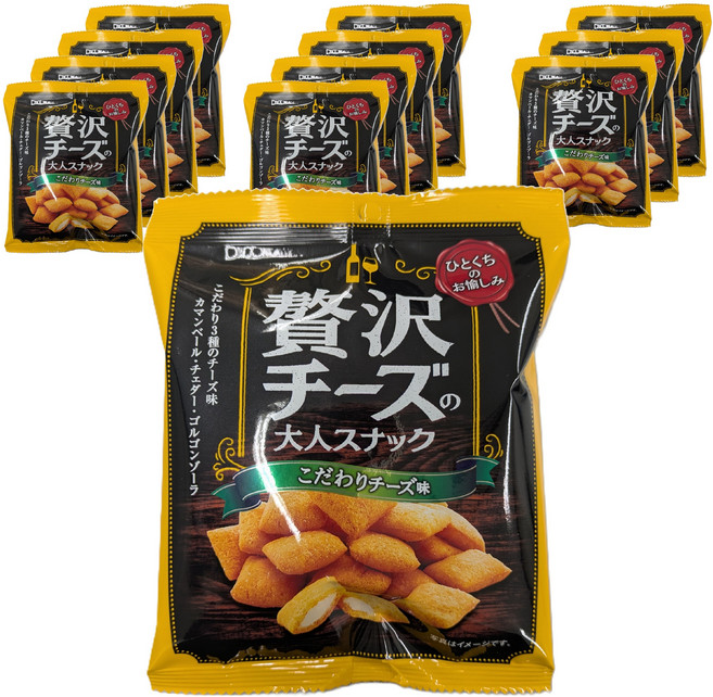 Kikuya Luxury Cheese Snacks for Adults 大人專用零食 奢華起司 嚴選起司口味, 12個, 30g