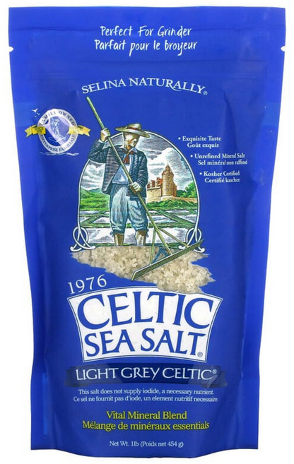 셀틱 씨 솔트 라이트 그레이 셀틱 굵은 바다 소금 0.5kg(1파운드) / 해외직구 미국정품, 500g, 1개