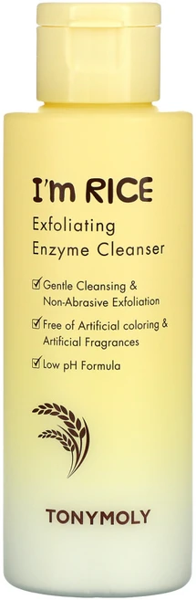 Tony Moly Im Rice Exfoliating Enzyme Cleanser 1.76 oz (50 g) 2팩, 50g - 쿠팡