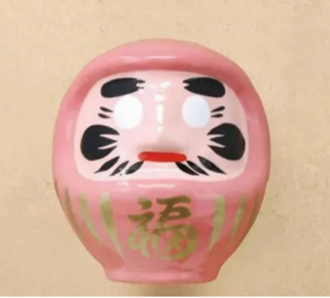 日本製達摩磁鐵 招財擺飾, 粉色達摩-人緣桃花戀愛順利