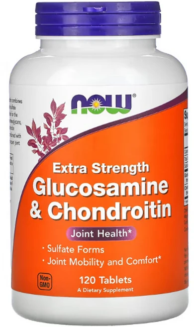 나우푸드 글루코사민 및 콘드로이틴 엑스트라 스트렝스 120정, 1개 - 쿠팡