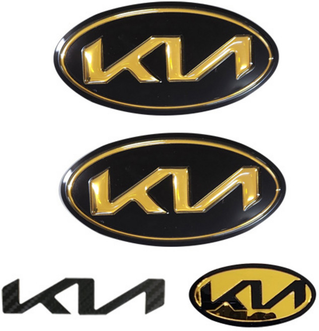 기아 데코 엠블럼 골드 카니발 소렌토 K9 K7 K5 K3 셀토스, 스포티지QL.더볼트(2015-)
