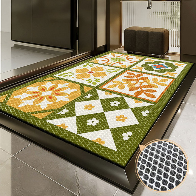 마술사 TPE 출입구 미끄럼방지 현관매트 아파트 업소용 현관 발매트, 1개, 스타일E