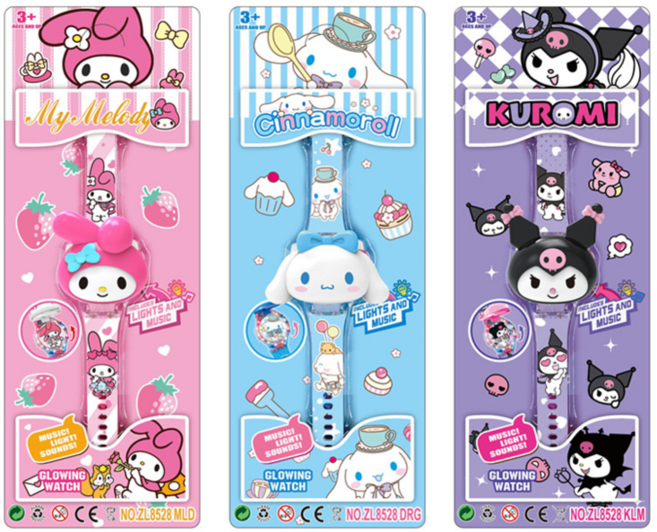 산리오 아동용 플라워 손목시계 선물용