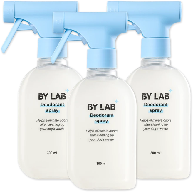 바이랩 탈취제 강아지 냄새 오줌 암모니아 배변 소변 얼룩 미생물 제거제, 3개, 300ml - 쿠팡