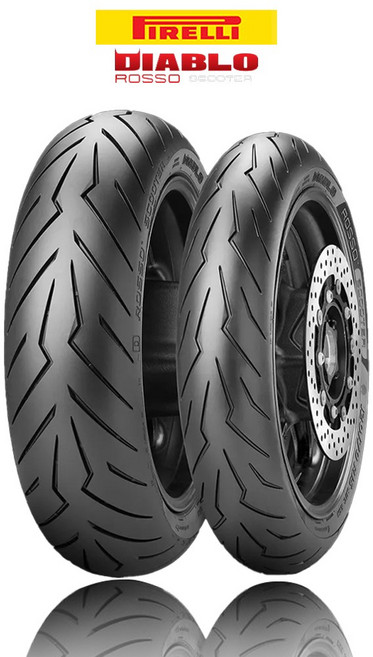 PIRELLI 디아블로 로쏘 100/80-17 피렐리 오토바이 바이크 타이어, 1개