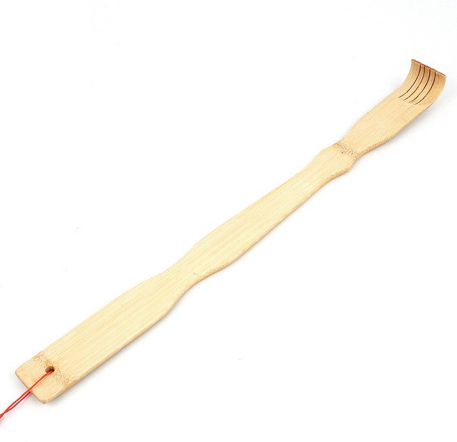 고급 대나무 효자손 등긁개 등마사지 안마기 지압봉, 1개, 대나무효자손