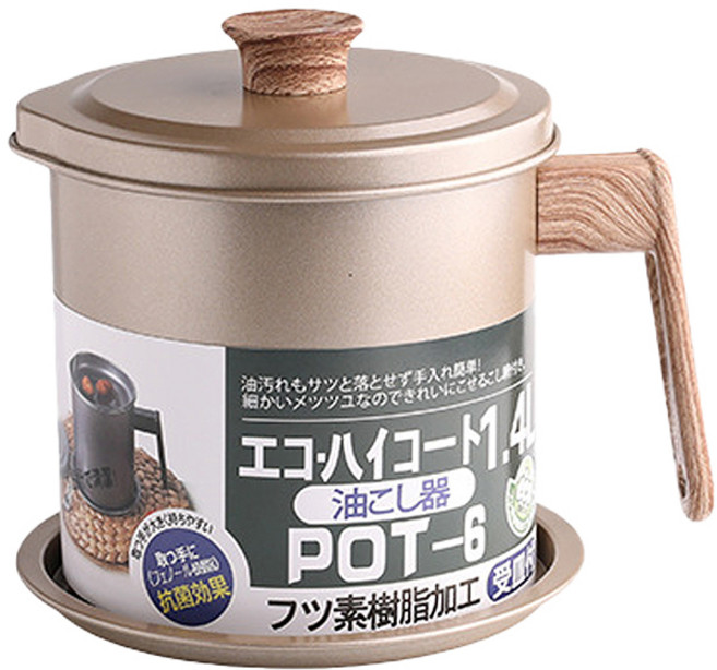 Kiyodo 日式過濾儲油壺 1.4L, 1個