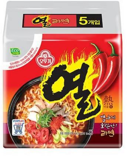 오뚜기 열라면 5개입, 10개