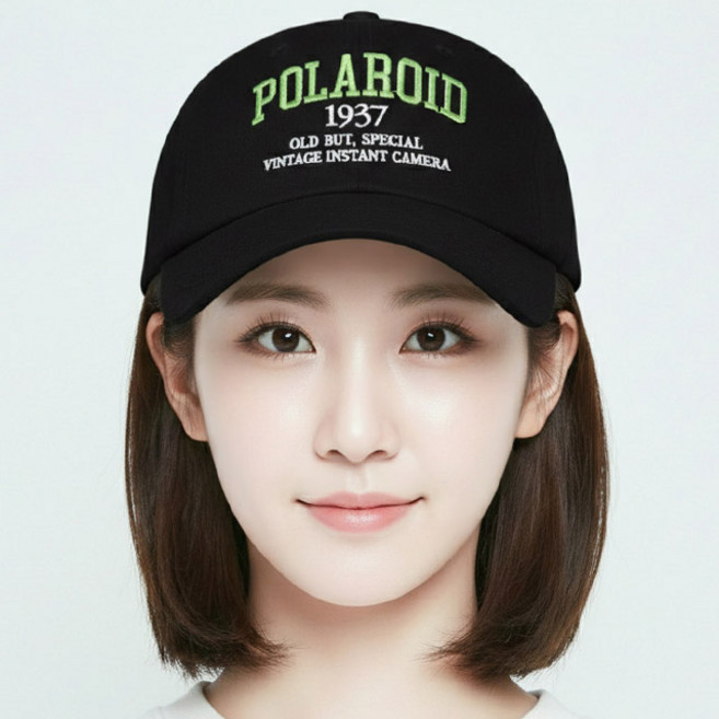 [국산] 베이직엠 남성 여성 사계절 야구모자 볼캡 POLAROID