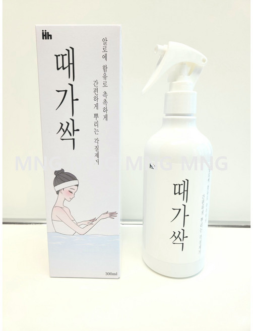 알로에 함유 병원 약국판매용 각질제거 때가싹 물비누 때비누, 2개, 300ml