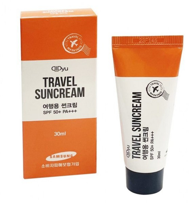 여행용 휴대용 썬크림 30ml SPF50+ 자외선차단제, 1개