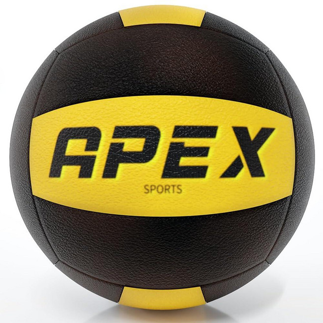 Apex Sports 프로페셔널 배구 - 공식 사이즈 및 무게 프리미엄 품질 가시성이 높은 블랙 옐로우 경쟁 레크리에이션 플레이에 이상적, 1개