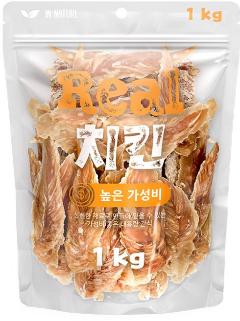 인네이처 리얼 치킨 사사미, 1kg, 1개