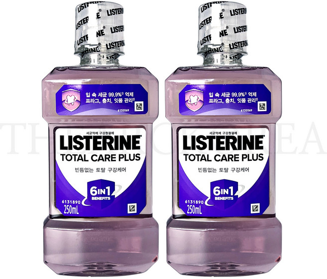 리스테린 토탈 케어 플러스 구강청결제, 250ml, 2개
