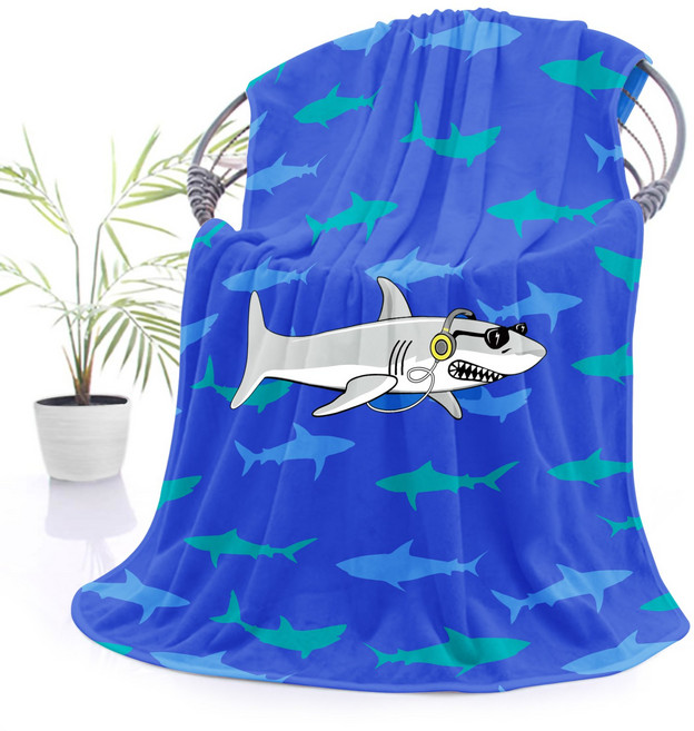 상어 담요 플랜지 양모 쌀 컬러 가정 담요 소파와 애완 동물 섬세하고 편안한 보라색 플란넬 울 담요 여름 담요(130x150cm)