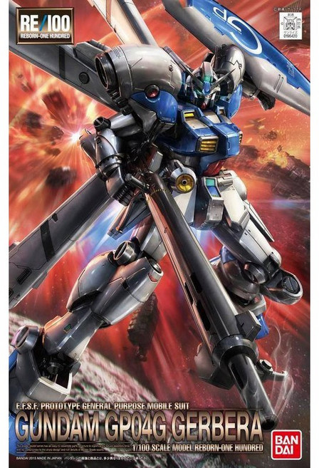 【鋼普拉】現貨 BANDAI RE 1/100 #03 RX-78 GP04G GERBERA 鋼彈試作4號機 卡貝拉, 1個