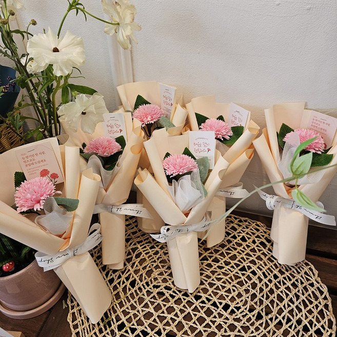 카네이션꽃다발 어버이날 스승의날 선물 2개 한박스구성 부모님생신선물 꽃선물 분홍 빨강 핑크레드꽃다발 카네이션한송이, 1개, 핑크카네이션