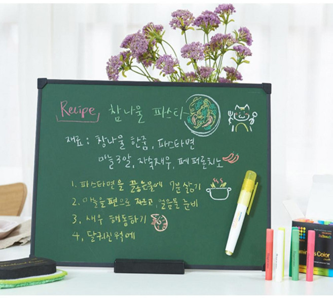 하고로모 최고급 법랑칠판 양면화이트보드 칠판 책상 탁상용 벽걸이형