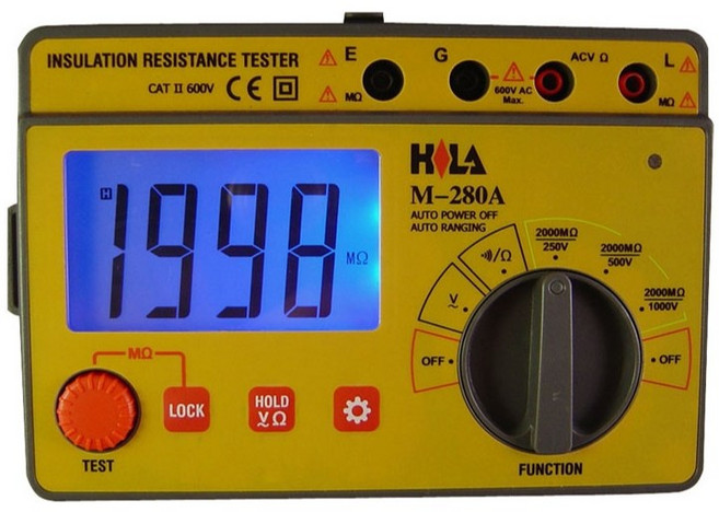 HILA M-280A 數位絕緣高阻計, 1個