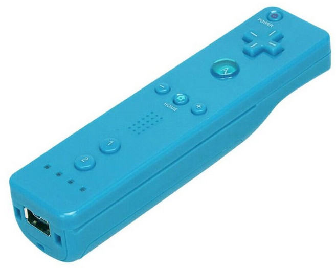 Wiimote 용 Wii U 용 Wii 용 무선 원격 컨트롤러 교체, 밝은 파란색, 1.815kg, 한개옵션1