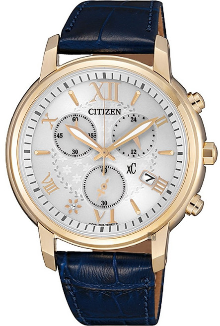 CITIZEN XC 羅馬數字計時女錶