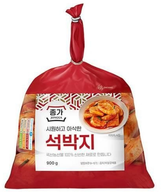 종가 석박지 900g 간단 맛집 국물 열무 김장 갓 요리 펜트리 쌀 126219, 2개