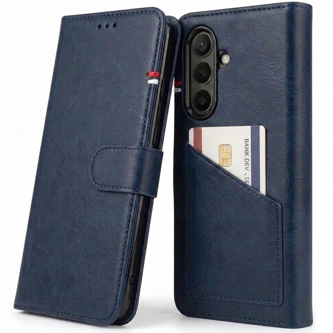 이중지갑 퀵포켓 슬림 지갑형 다이어리 케이스 갤럭시 와이드7 (SM-M156) 전용