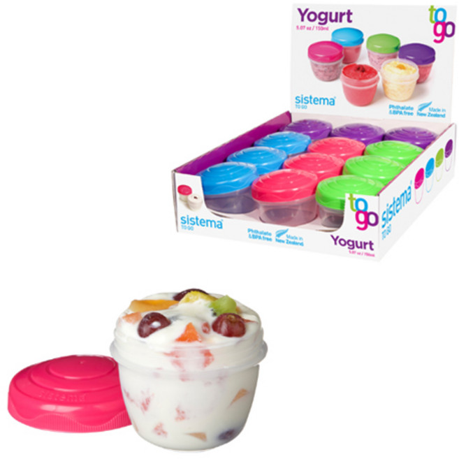 시스테마 투고 요거트통 보관용기 소 150ml, 1개