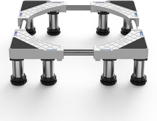 모칸도 세탁기 받침대 다용도 냉장고 건조기 높이 조절, 1개, 화이트